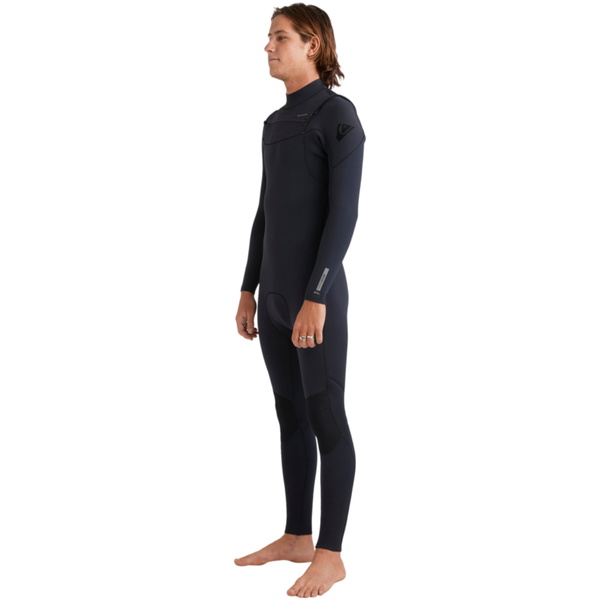 2026 Quiksilver Herre Everyday Sessions 4/3mm Chest Zip Våddragt 25AW213512 - Black